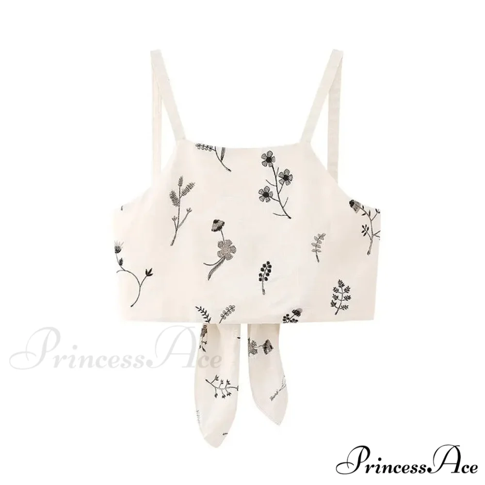 Embroidery Strap Maxi Dress - Image 7