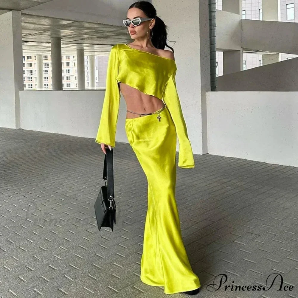 Shoulder Long Sleeve Maxi Dress - Image 7