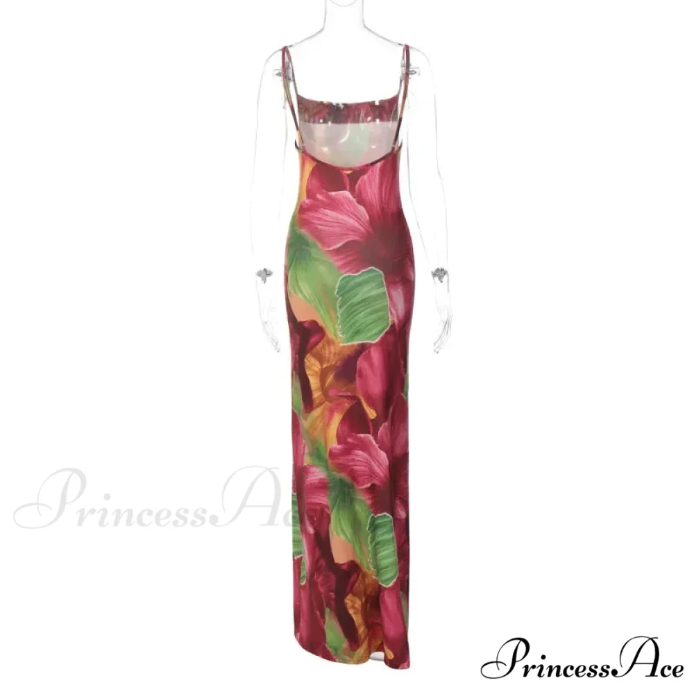 Fashion Backless Slip Maxi Dress - Image 6