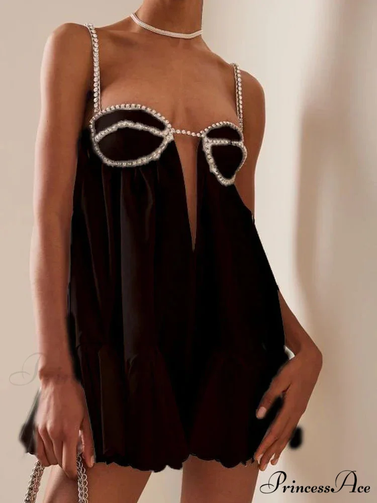 Chain Fold Sleeveless Mini Dress - Image 4