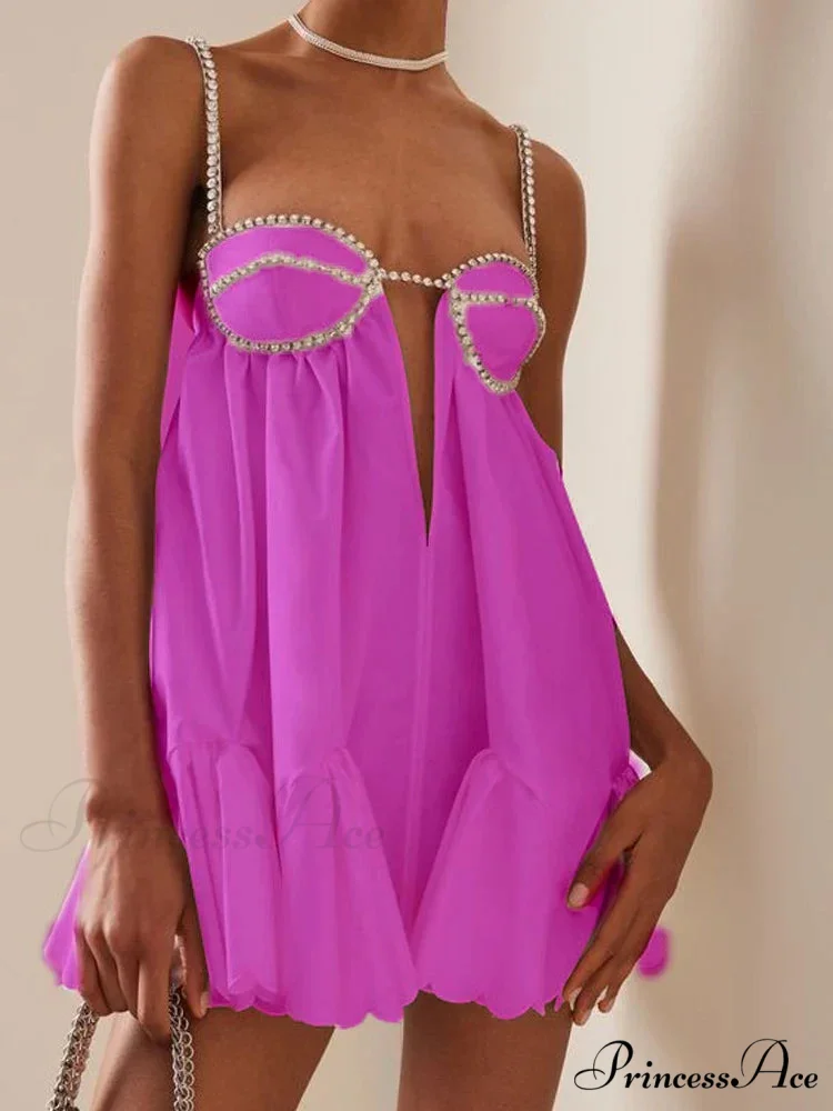 Chain Fold Sleeveless Mini Dress - Image 6