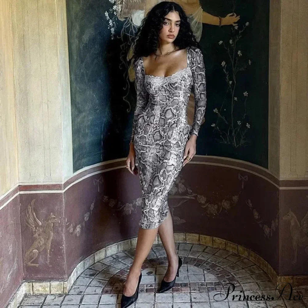 Fashionable Exotic Elegant Chic Sophisticated Trendy Alluring Midi Dress - Image 3