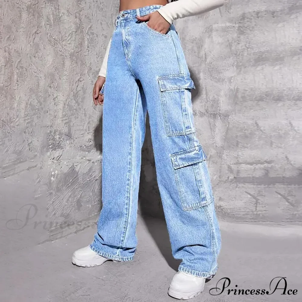 Spring Slim Fit Size Calf Hole Stretch Jeans - Image 2