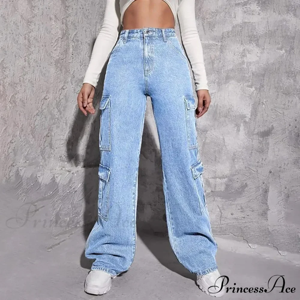 Spring Slim Fit Size Calf Hole Stretch Jeans - Image 3