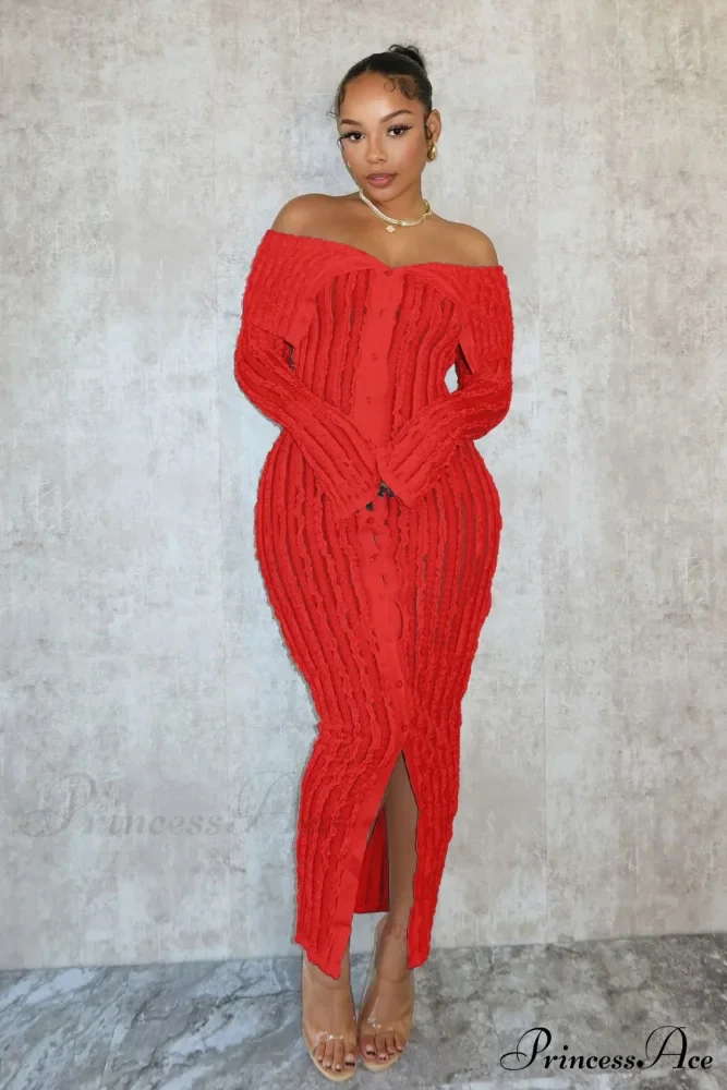 Women's Pleated Off Shoulder See-Through Fitted Ruched Party Night Sexy Midi Dress - Image 9