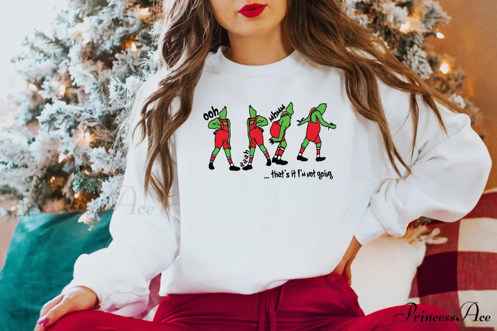 That's It I'm Not Going Sweatshirt Christmas Sweatshirt Christmas Movie Shirt Funny Sweatshirt - Image 3