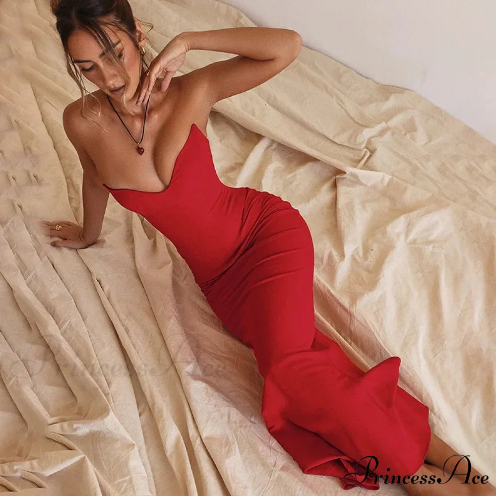 Strapless Corset Mermaid Prom Formal Occasion Luxury Long Mini Maxi Dress - Image 3