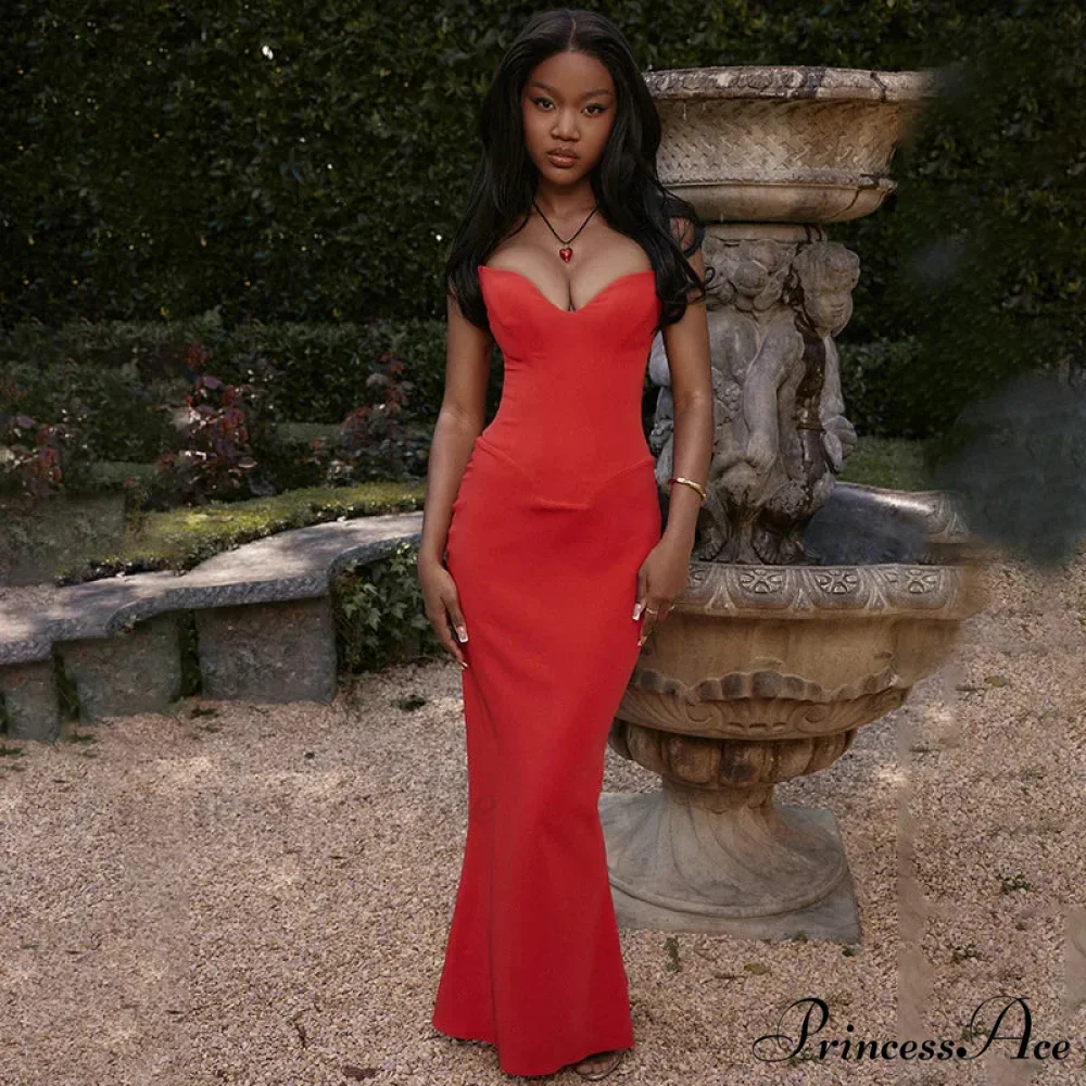 Strapless Corset Mermaid Prom Formal Occasion Luxury Long Mini Maxi Dress - Image 4