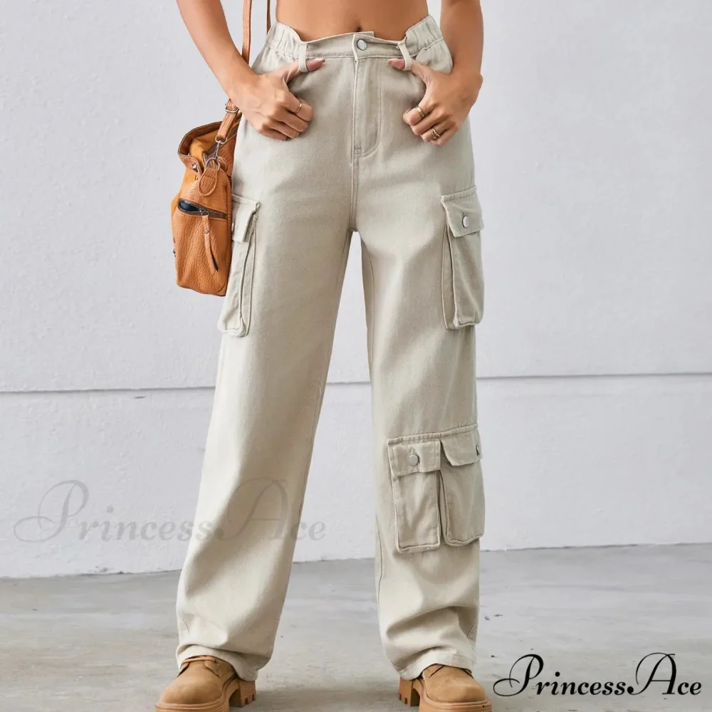 Multi Pocket Cargo Pantalones Jeans - Image 3