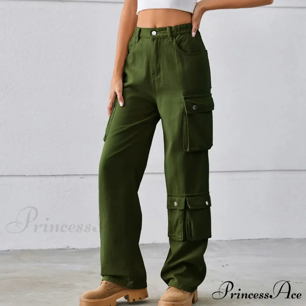 Multi Pocket Cargo Pantalones Jeans - Image 5