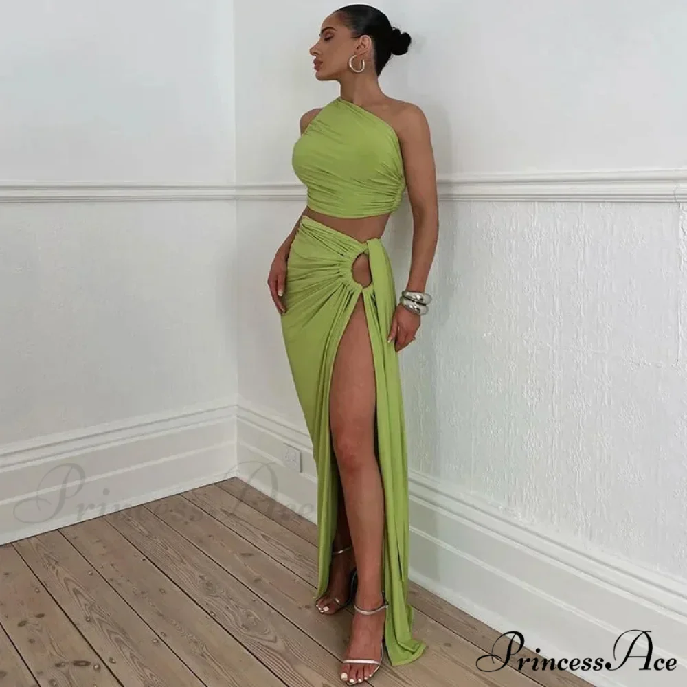 Fashion Asymmetric Sleeveless Maxi Dress - Image 6