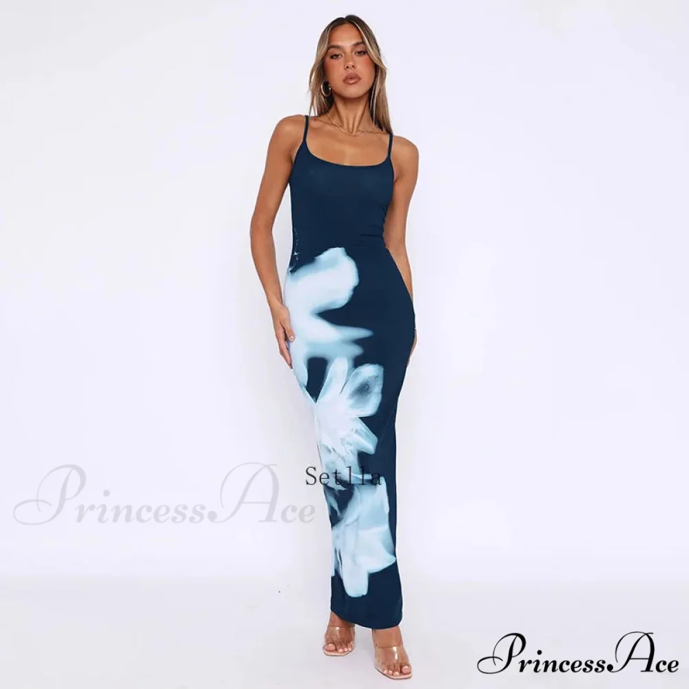 Fashion Sleeveless Slip Long Maxi Dress - Image 3