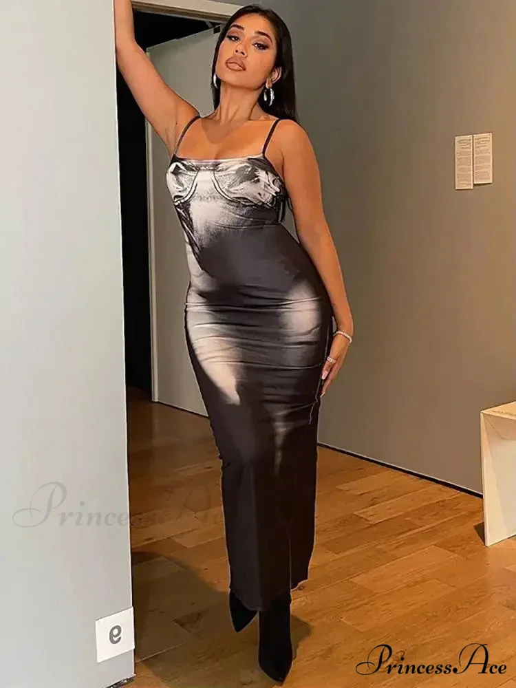 Fashion Slip Sleeveless Maxi Dress - Image 5