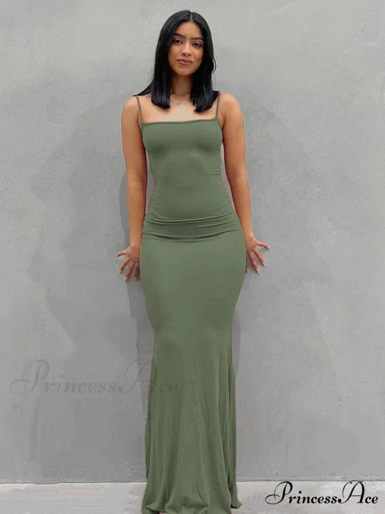 Strap Backless Long Casual Maxi Dress - Image 11