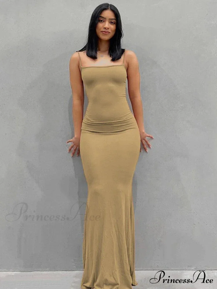 Strap Backless Long Casual Maxi Dress - Image 13