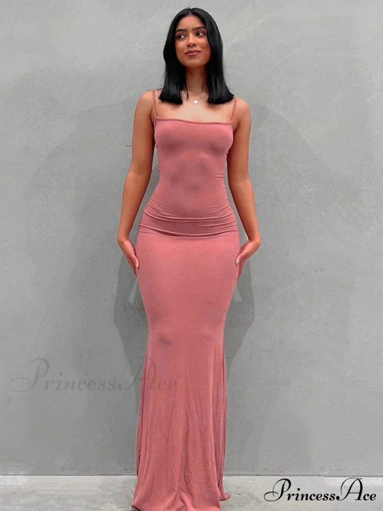 Strap Backless Long Casual Maxi Dress - Image 15