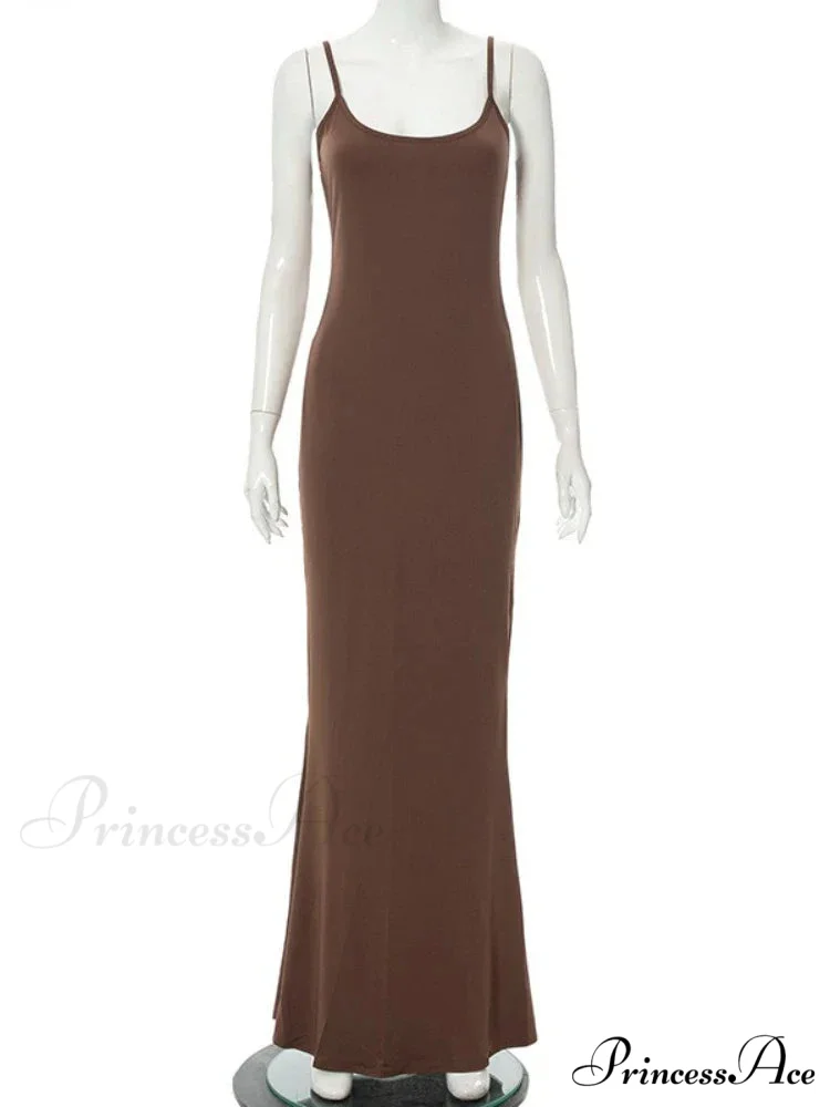 Strap Backless Long Casual Maxi Dress - Image 3