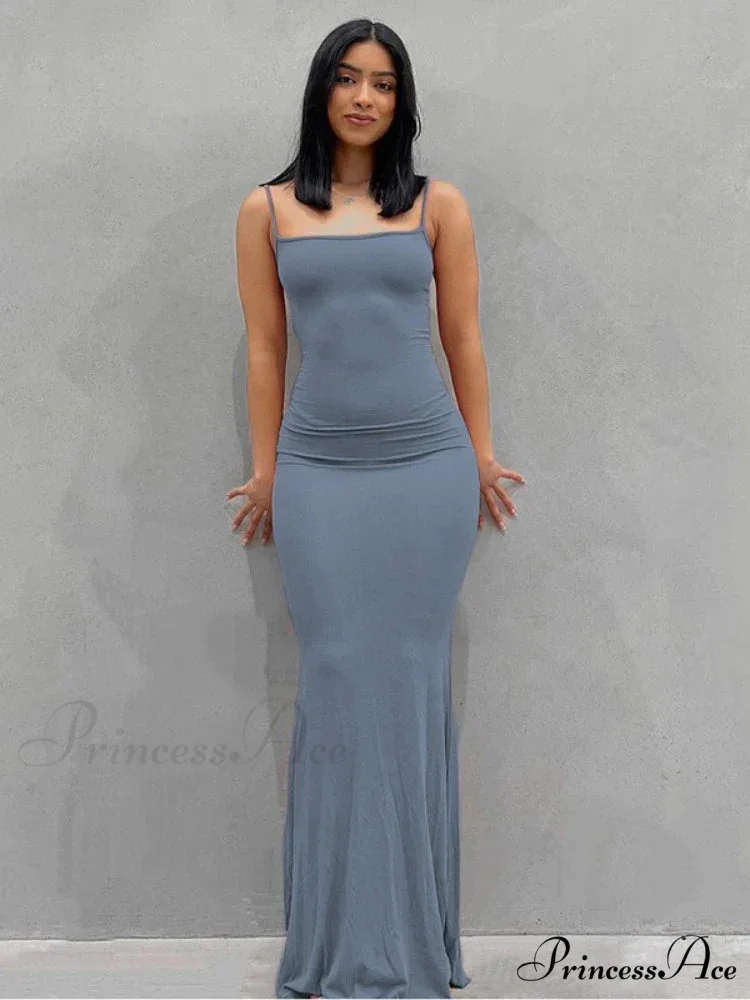 Strap Backless Long Casual Maxi Dress - Image 6