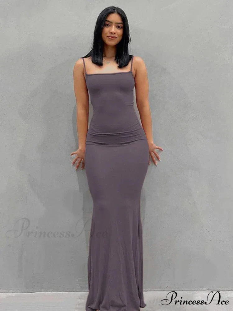 Strap Backless Long Casual Maxi Dress - Image 7