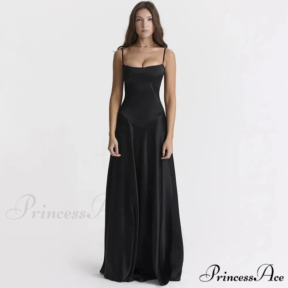 Sexy Bandage Lace Up Sleeveless Party Robe Maxi Dress - Image 3