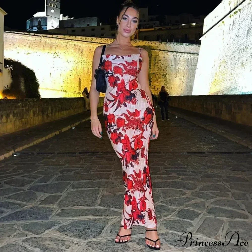 Party Club Evening Bodycon Long Maxi Dress - Image 4