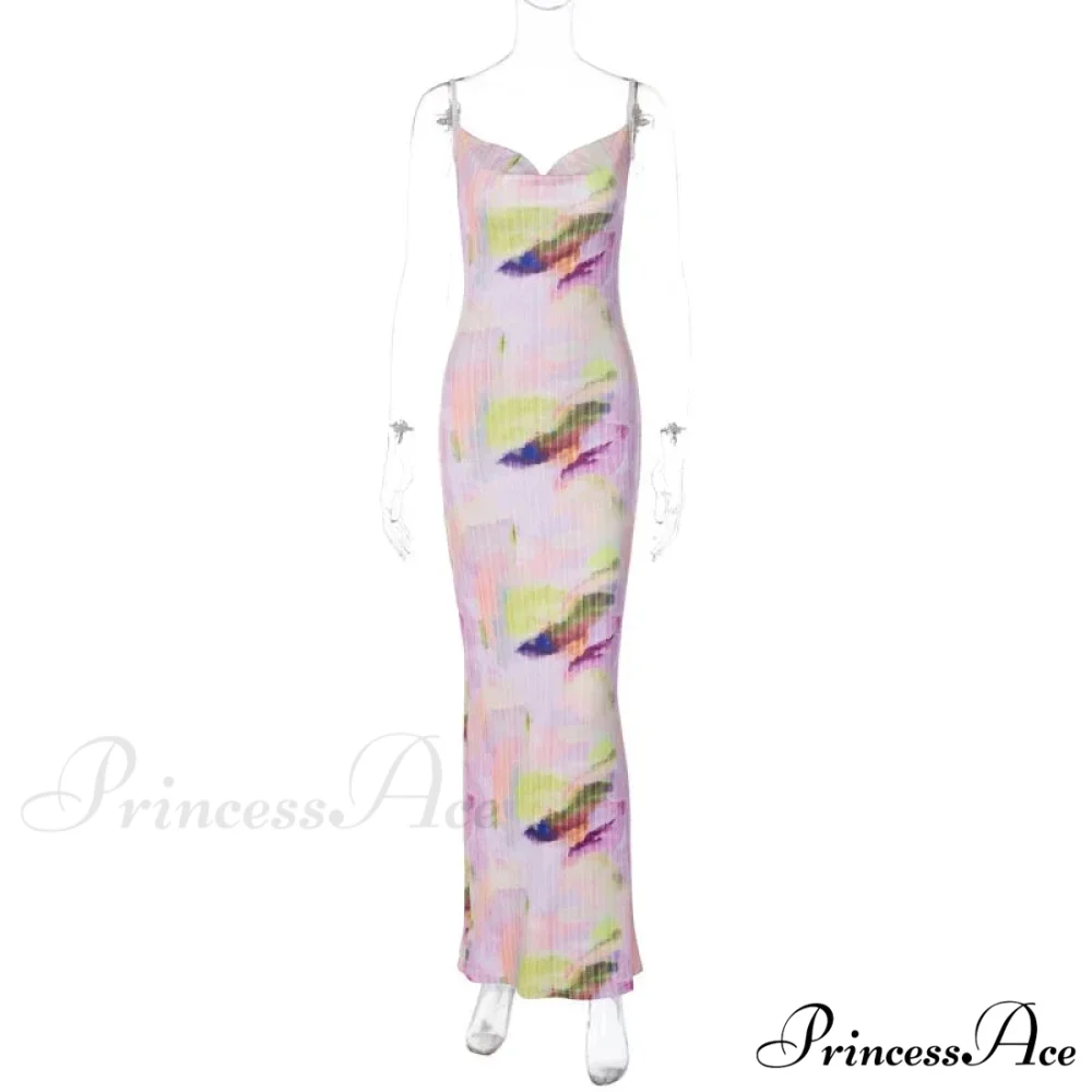 Party Club Evening Bodycon Long Maxi Dress - Image 5