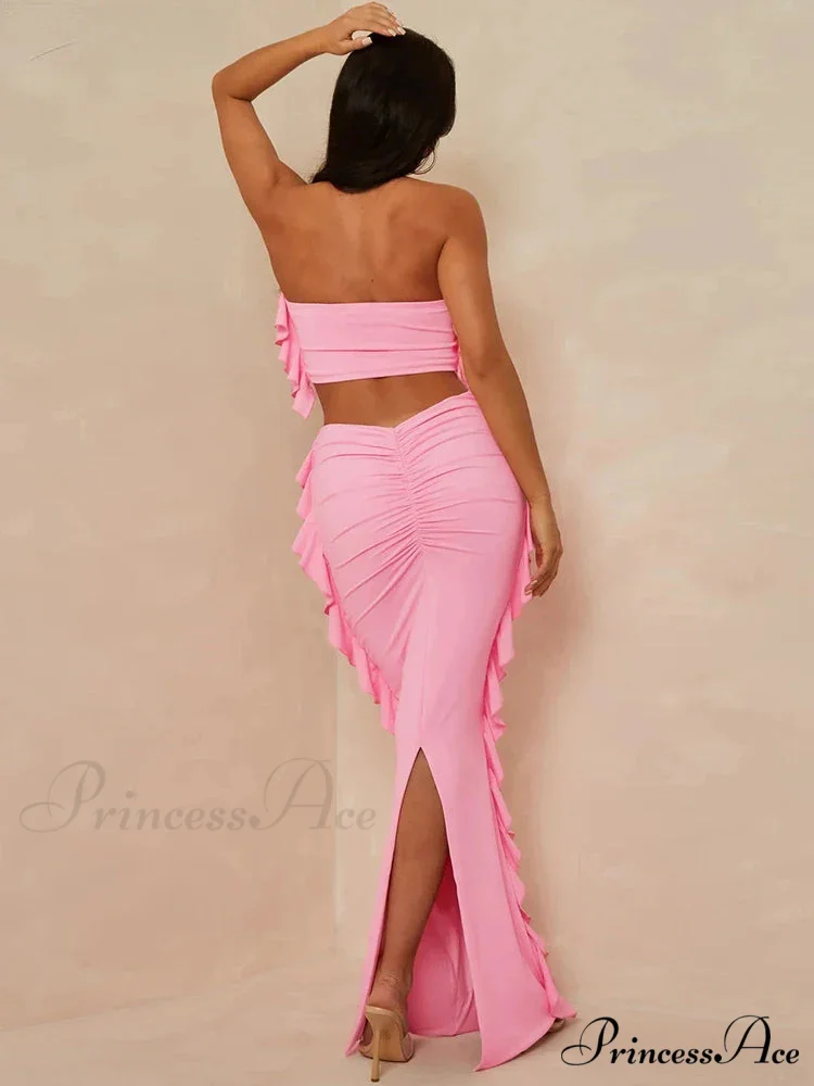 Tassel Birthday Party Outfits Maxi Dress - Image 3
