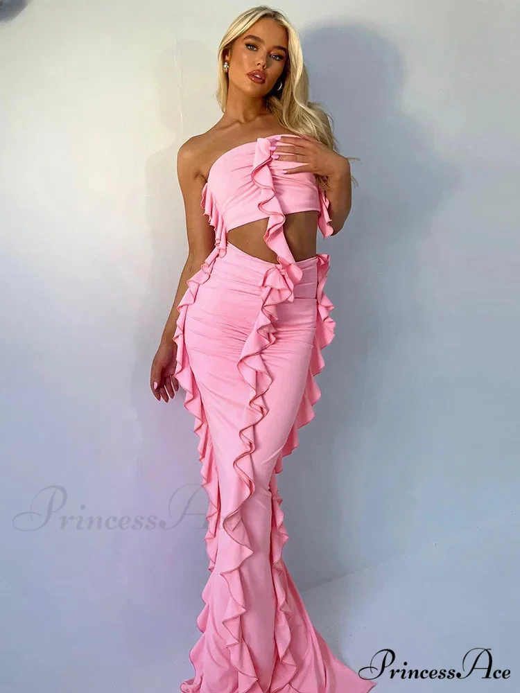 Tassel Birthday Party Outfits Maxi Dress - Image 8