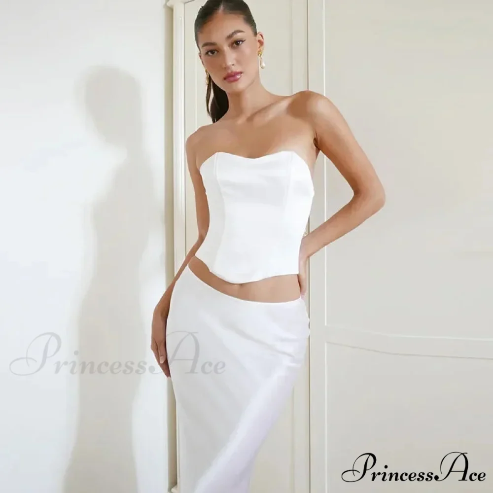 Corset Bandage Sexy Two Piece Maxi Dress - Image 5