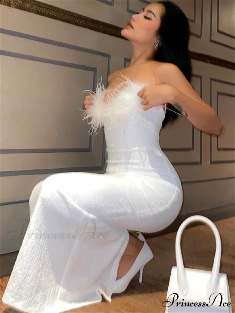 Lace Transparent Hollow Out Flare Sleeve V Neck Maxi Dress - Image 5