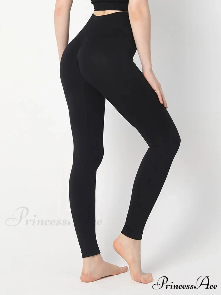High Waist Seamless Push Up Butt Lifting Workout Legging - Image 5
