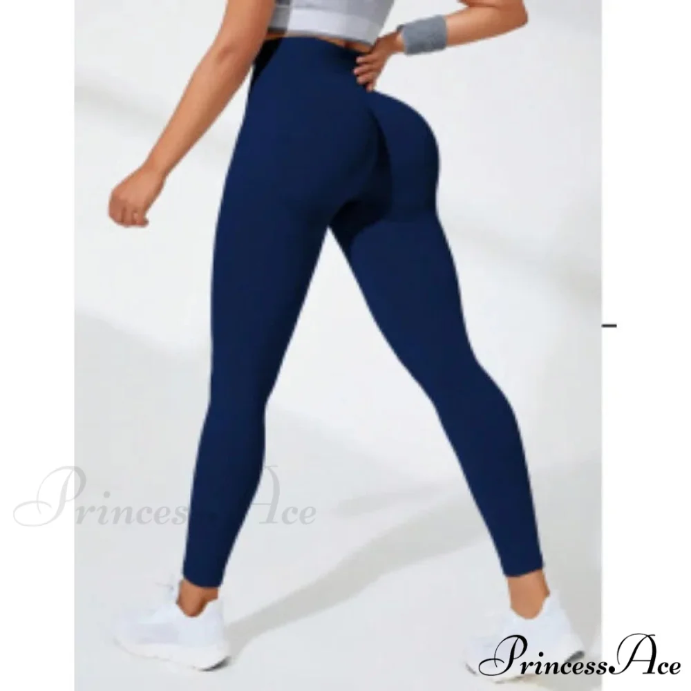 Thread Seamless High Waist Elastic Gym Legging - Image 3