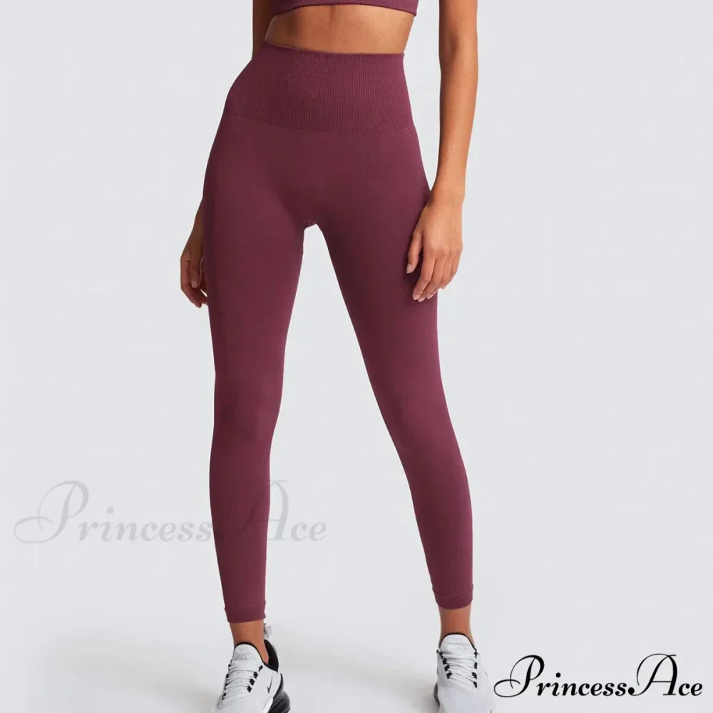 Sport Seamless High Waist Yoga Butt Lift Legging - Image 8