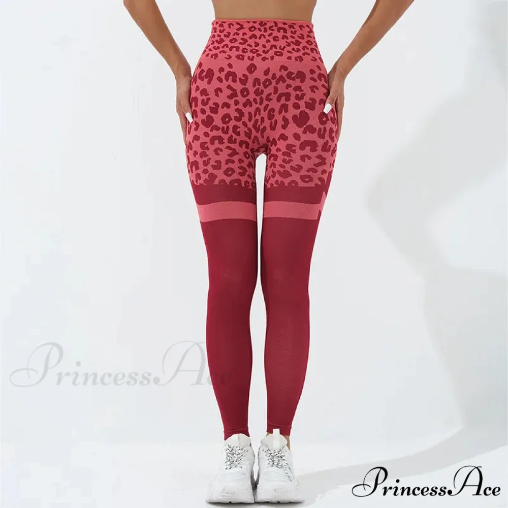 Leopard Seamless Yoga Butt Lifting Outdoor Legging - Image 5