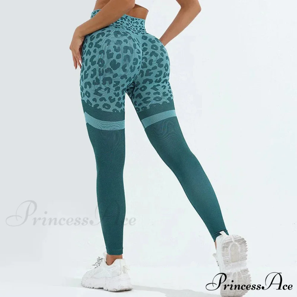 Leopard Seamless Yoga Butt Lifting Outdoor Legging - Image 6