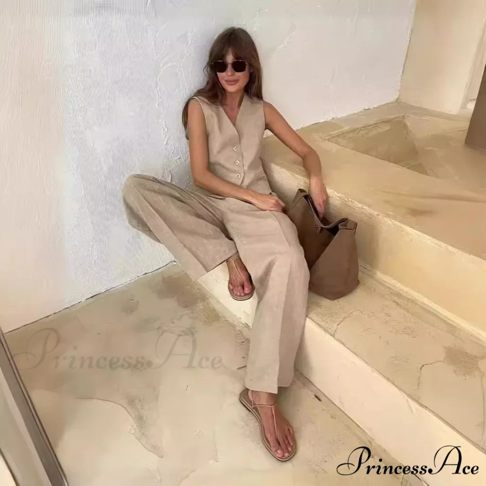 Vest Low-Waist Pants Suit - Image 2