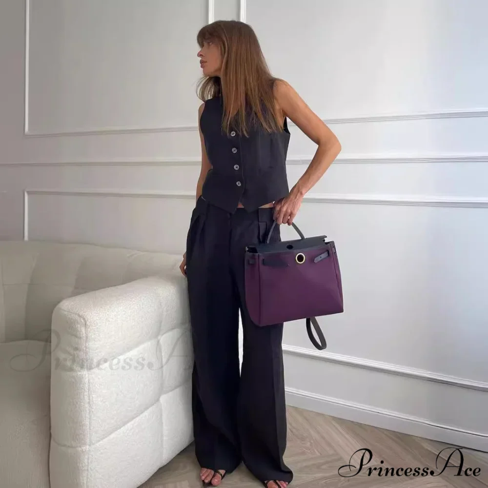 Vest Low-Waist Pants Suit - Image 4