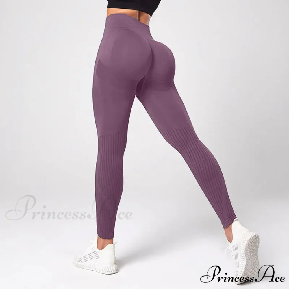 Seamless Knitted Yoga Gym Sport Legging - Image 2