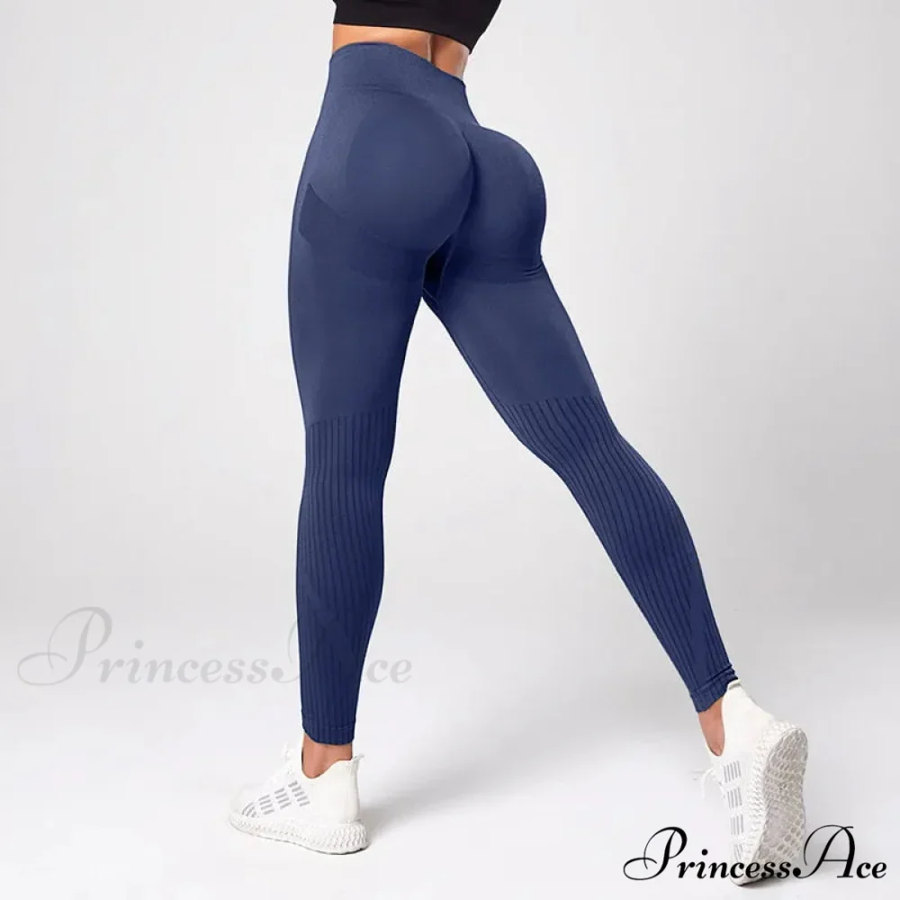 Seamless Knitted Yoga Gym Sport Legging - Image 6