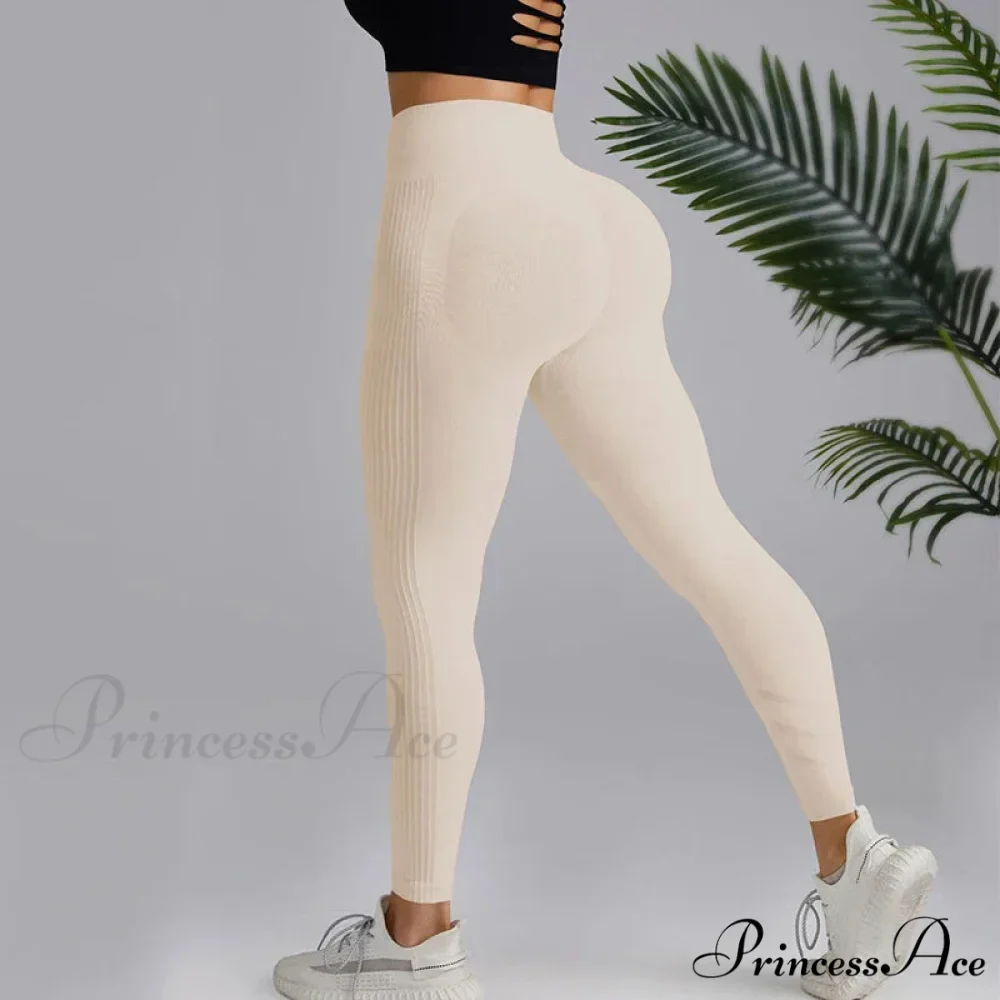 High Elastic Knitting Gym Workout Legging - Image 3