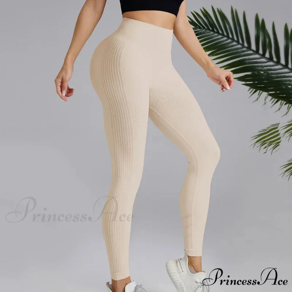High Elastic Knitting Gym Workout Legging - Image 4