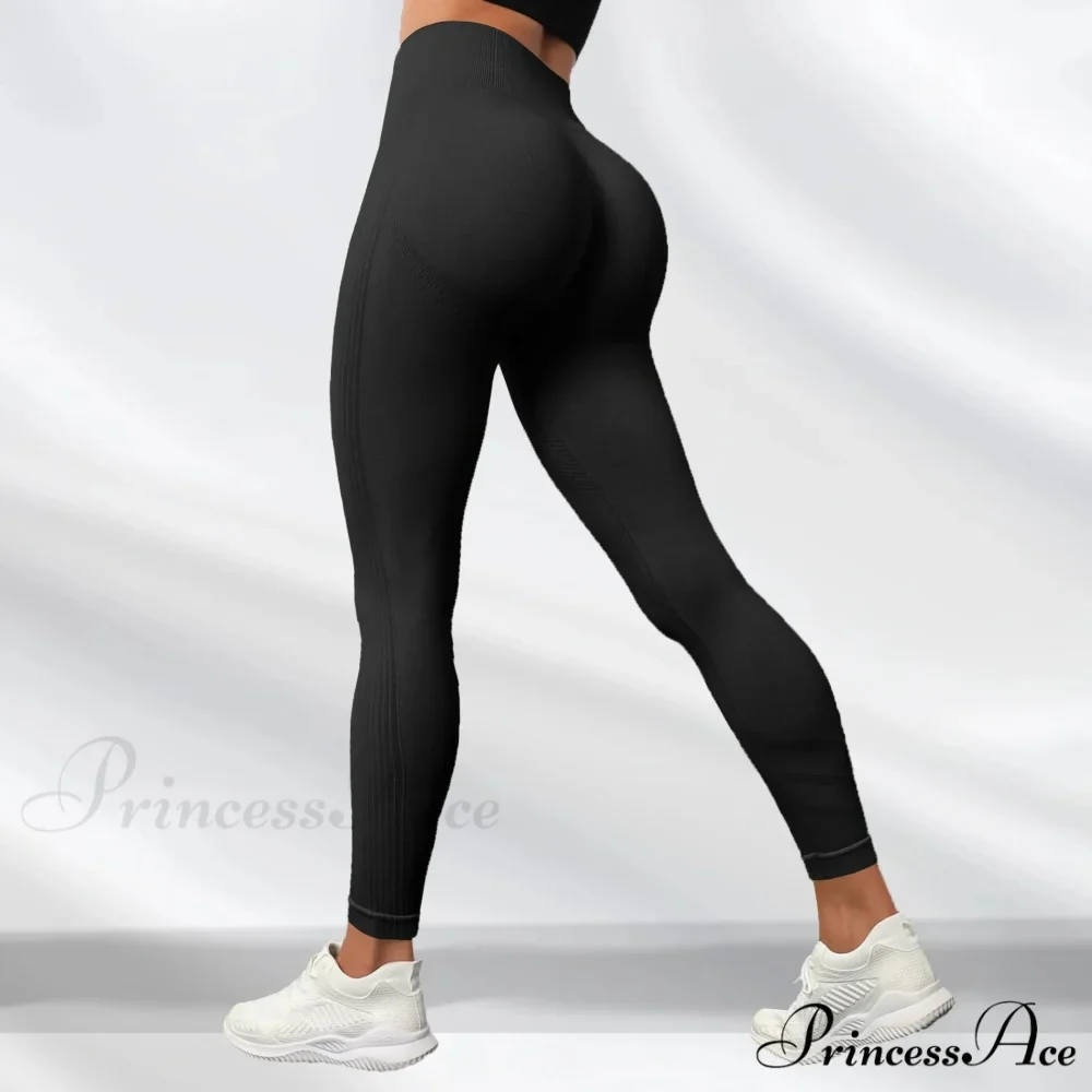 High Elastic Knitting Gym Workout Legging - Image 7