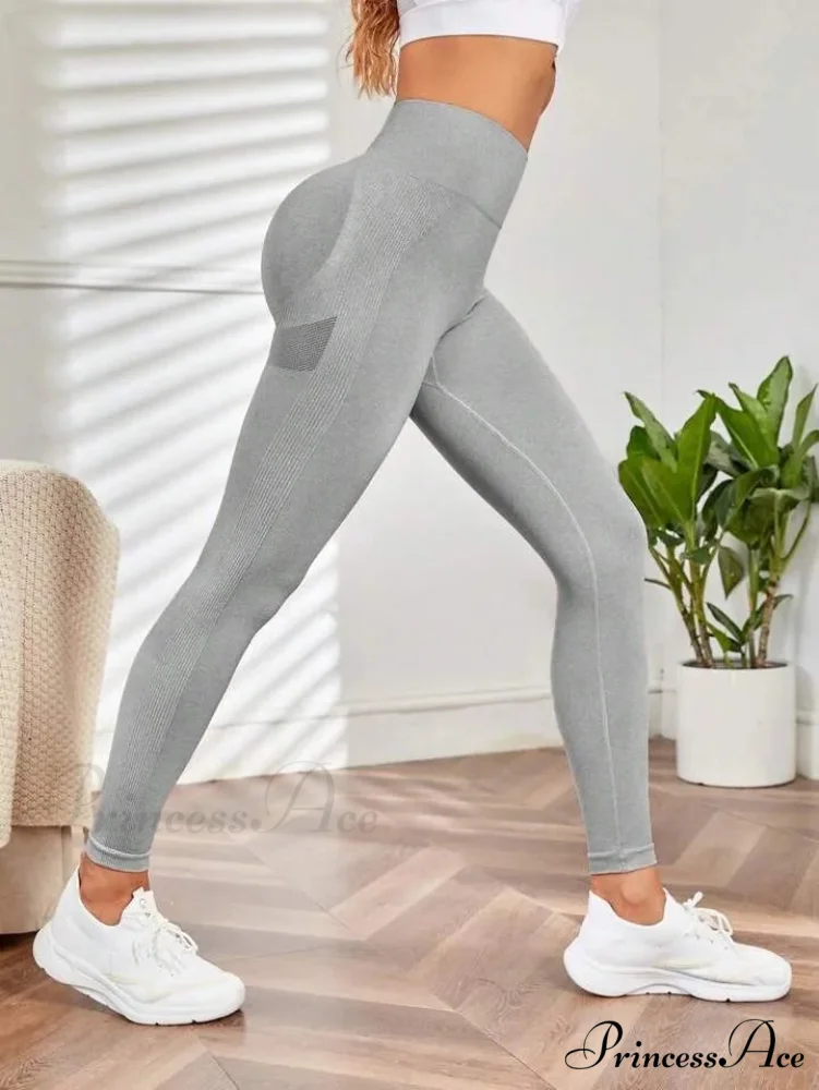 Seamless Elastic Butt Lifting Yoga Tights Legging - Image 15