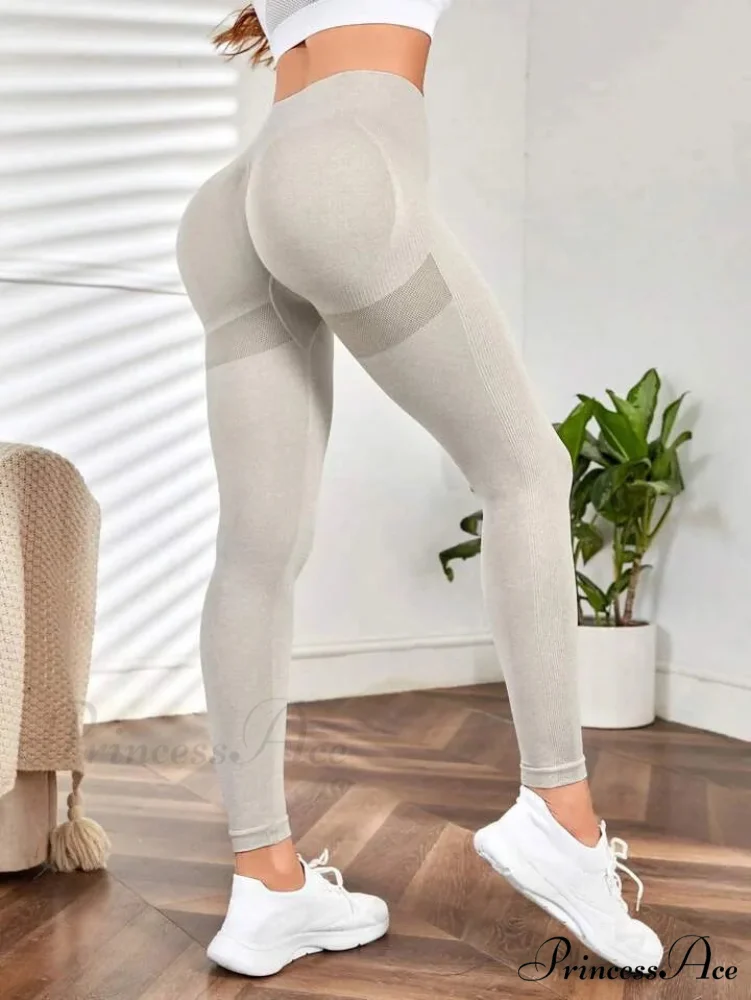 Seamless Elastic Butt Lifting Yoga Tights Legging - Image 9