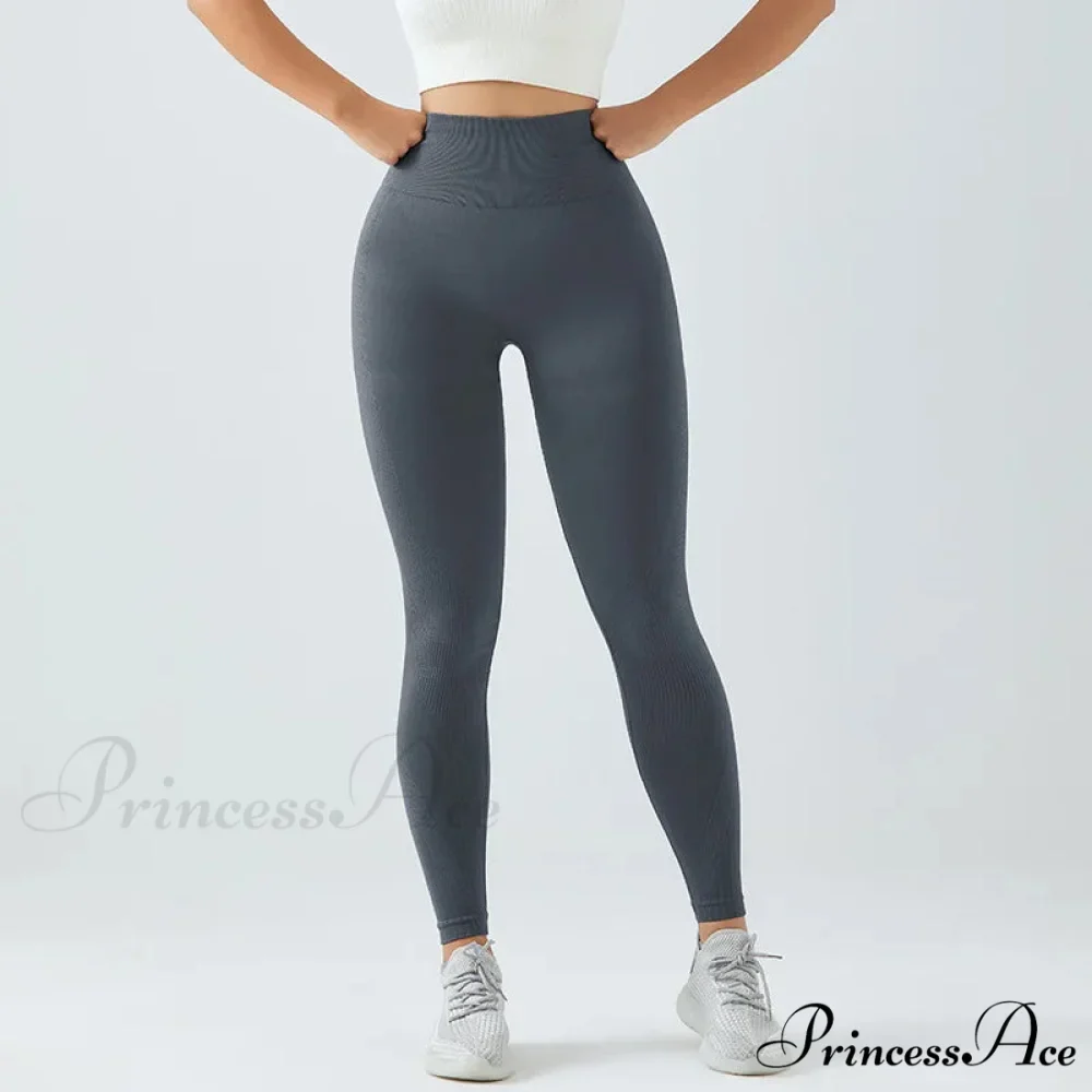 Seamless Waist Hip Lifting Skinny Yoga Legging - Image 4
