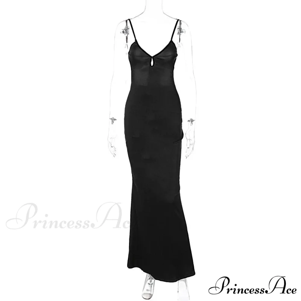 Backless Maxi For Women 2024 Summer Sexy Lace Up Patchwork Beach OutFit Prom Long Cocktail Cut Out Dress - Image 7
