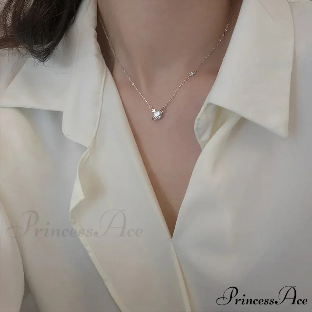 Planet Pendant Necklace - Image 5