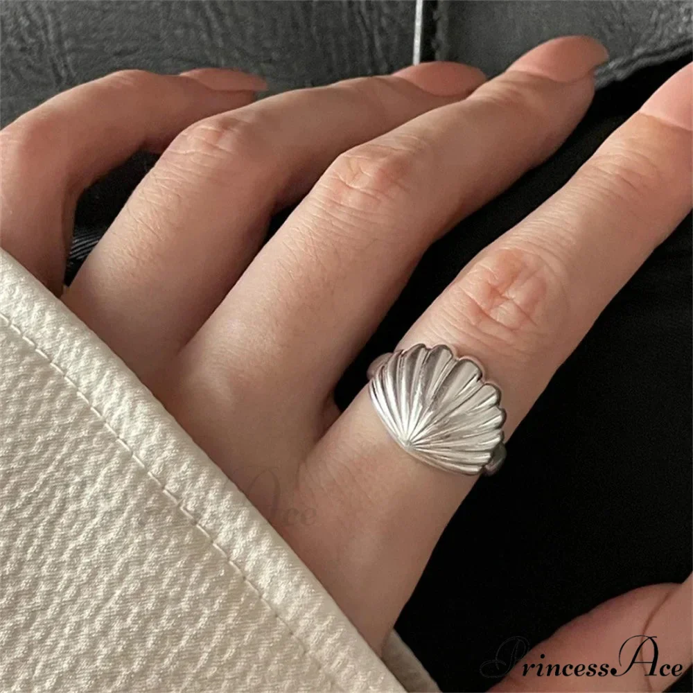 Opal Stone Cuff Trend Vintage Party Ring - Image 3