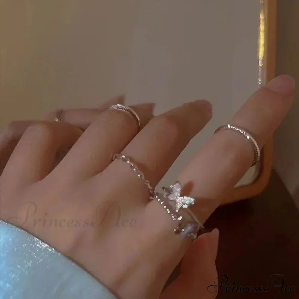 Sterling Simple Fashion Open Ring - Image 3