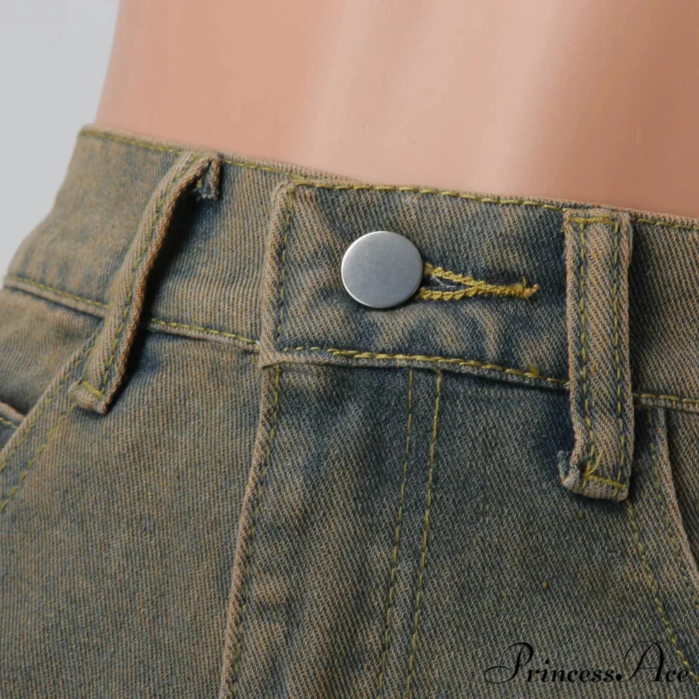 Fashion Harajuku Denim Summer High Waist Casual Vintage Jean Short - Image 2